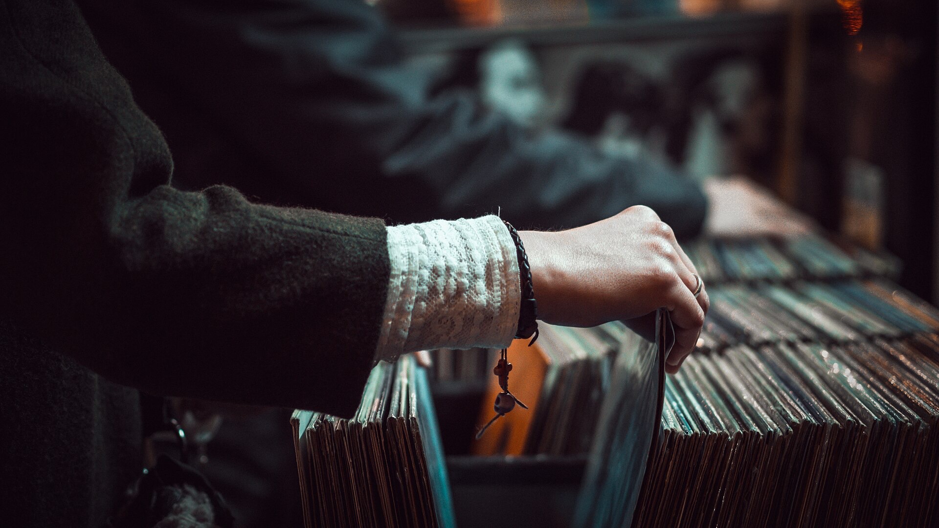 Crate-digging through vinyl records at Treasure House